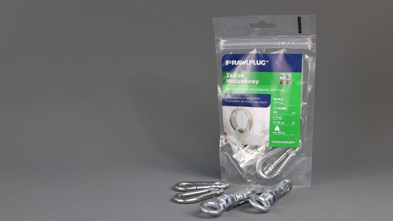 Swing into action with the NEW Rawlplug swing fixing set!